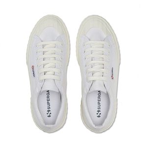 2631 STRIPE PLATFORM - WHITE-WHITE AVORIO