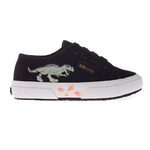 2750 KIDS DINO - Black-Dinosaur Footprints