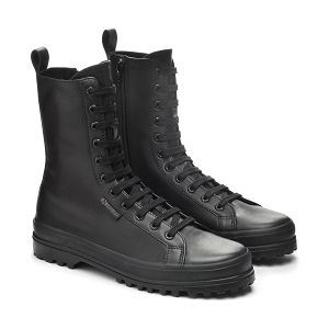 2641 ALPINA HIGH NAPPA - Total Black