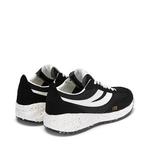 4089 TRAINING 9TS SLIM VEGAN LEATHER - Black-White Avorio