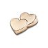 Gold Double Heart