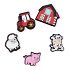 Cutesey Farm Animal 5 Pack