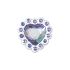 Iridescent Heart Gem