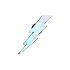 Iridescent Lightning Bolt