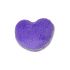 Purple Fuzzy Heart