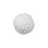White Metallic Puff Ball