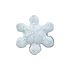 Plush Studded Snowflake