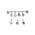 Silver Adjustable Charm Chain