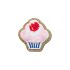 Patchwork Pink Cupcake