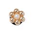 Gold and Pearl Tiny Flower
