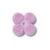 Tiny Purple Glitter Flower