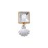 Silver Seashell Dangle