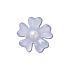 Lavender Matte Pearl Flower