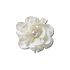White Fabric Flower With Pearl