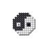 Beaded Ying and Yang