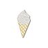 Gold Vanilla Waffle Cone