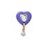 Purple Heart With Pearl