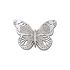 Silver Cutout Butterfly
