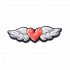 Heart Wings Doodle