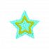 Plush Blue Star