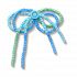 Blue and Green Beaded Bow