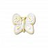 Gold Pearlized Butterfly