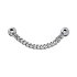 Silver Flat Curb Chain
