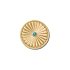 Gold Turquoise Western Stud
