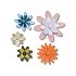 Faux Leather Floral 5 Pack