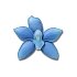 Mega Blue Stitched Flower