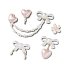 Bow and Pink Heart 5 Pack