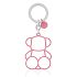 LLAVERO SILHOUETTE BOLD BEAR ROSA - ROSA
