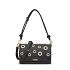 BANDOLERA S. AUDREE EYELETS NEGRO - NEGRO
