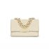 BANDOLERA S. AUDREE LEATHER BEIGE - BEIGE