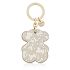 LLAVERO TRIPLE BEAR BEIGE - BEIGE