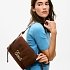 BANDOLERA M. AUDREE MONOGRAM MARRON - MARRON