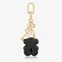 LLAVERO METAL BEAR LOCK NEGRO-DORADO - NEGRO