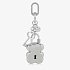 LLAVERO METAL BEAR LOCK PLATEADO - PLATEADO