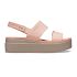 Brooklyn Low Wedge - Pale Blush/Mushroom