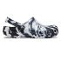 Classic Marbled Clog K - Black/White