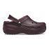 Classic Platform Lined Clog W - Dark Cherry