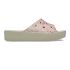 Classic Platform Snake Print SLIDE - Bone/Multi