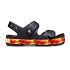 Crocband Cruiser Flames Sndl K - Black
