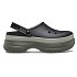 Classic Stacked Clog - Black