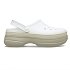 Classic Stacked Clog - Chalk