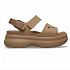 Soho Y Strap Sandal - Sepia