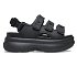 Soho Frosted Sport Sandal - Black