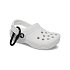 Classic Clog Pouch Bag Charm - White