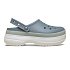 Classic Frosted Stacked Clog - Concrete