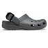 Classic Enamel Buckle Clog - Carbon
